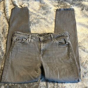 AG Adriano Goldschmed grey the stevie ankle slim straight ankle size 28R